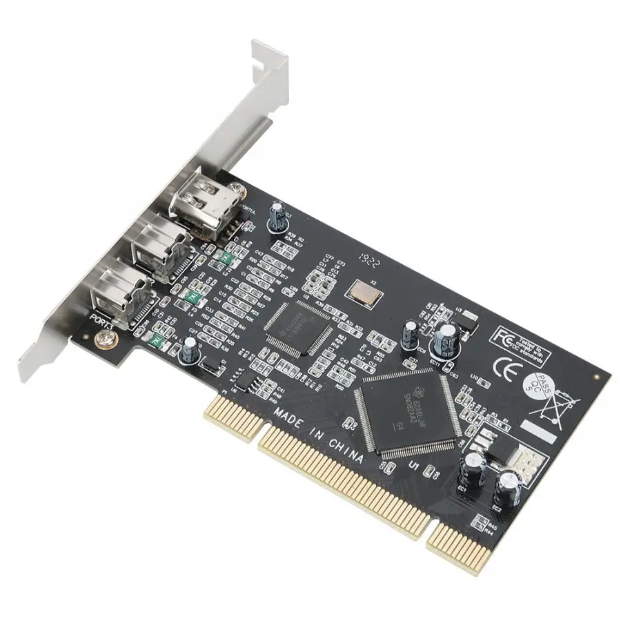 USB ТВ-тюнер карты ST24 PCI 1394A+ 1394B видео захвата карты с SN082AA2+ TSB81BA3 двойной чипсет карты памяти