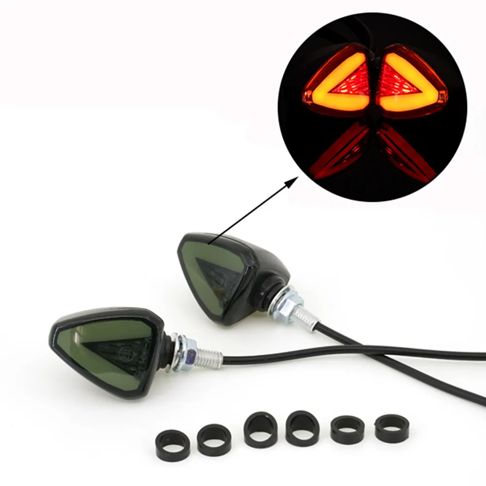 Indicatore Di Direzione 12 Led Indicatori Di Direzione Per Moto Indicatori Di Stop Fanali Posteriori Indicatori Di Lenti Lampeggiatore Accessori Moto