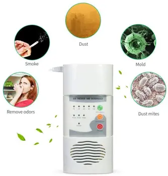 

Frontoppy Air Ozonizer Purifier for Home with True Ozone Ionizer Generator Sterilization Germicidal Filter, Air Cleaner for Larg