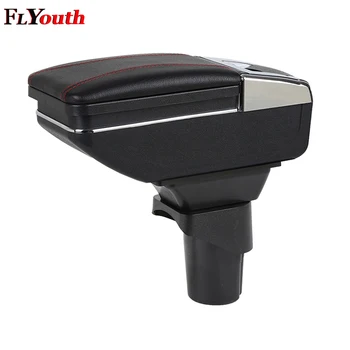 

For Nissan March Micra K13 MK4 IV 2010-2017 Car Armrest Box Central Store Content Storage Box With Cup Holder Ashtray Styling