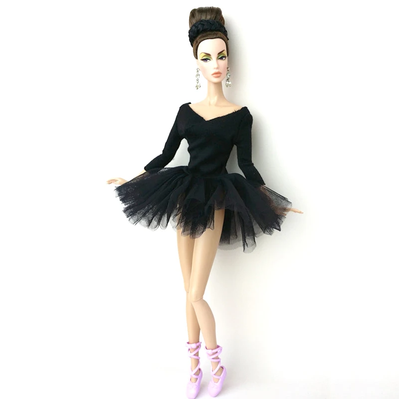 Элегантное балетное платье для Барби Куклы наряды одежда праздничные платья платье-пачка Одежда для кукол Барби 1/6 аксессуары для кукол