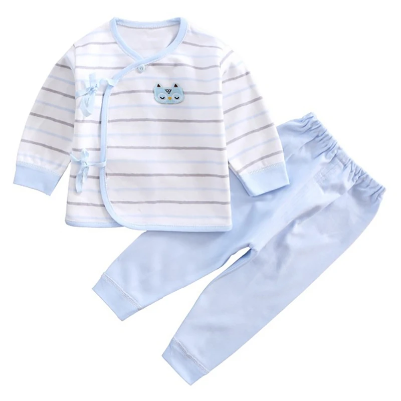 Комплект одежды для сна с мультяшным принтом; осенняя одежда для маленьких мальчиков и девочек; блузка с длинными рукавами; Топы+ штаны; Пижама - Цвет: CL
