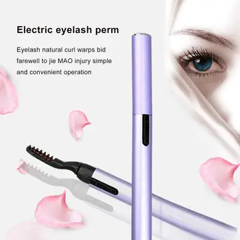 

Mini Portable Electric Perm Heated Eyelash Curler Long Lasting Eye lash Curler Makeup Curling Kit beauty eyelash curler