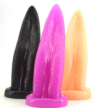 LUUK Tongue Shape Dildo Intimate Good Anal Plug Anal Dildo Butt Plug FAAK Vagina Masturbator Adult фалос для женщин Sex Products 6