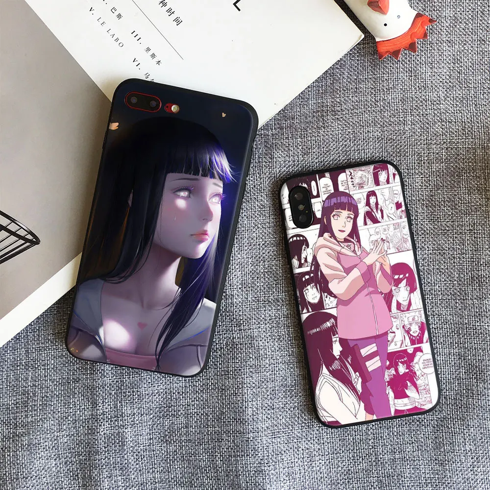 Hyuga Hinata Naruto Anime Soft Shell Tpu Phone Case Cover For IPhone SE 