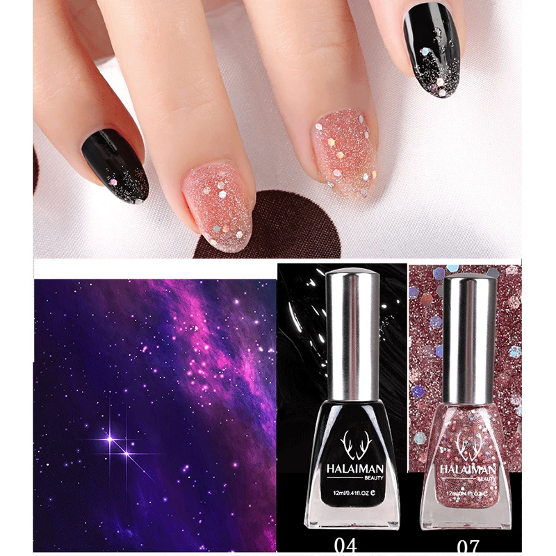 New Bright Oily Nail Polish Unpeelable Nail Polish Long Lasting Waterproof Nail Art 17 Colors Optional Nail Polish KK