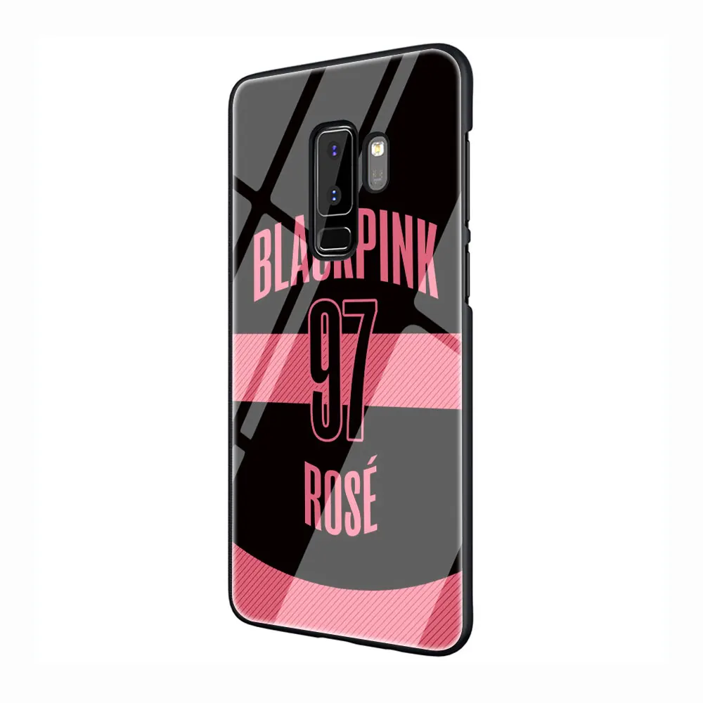 Модные BTS закаленное Стекло Телефон чехол для Galaxy S7 edge S8 9 10 Plus, Note 8, 9, 10, A10 20 30 40 50 60 70 - Цвет: G4