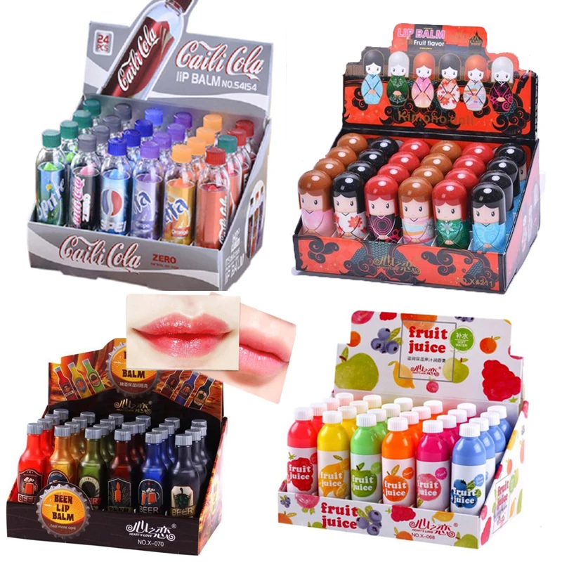 B lsamo Labial Corte Cero Cambio De Color Maquillaje Kawaii 