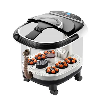 

A118 Foot Tub Automatic Massage Heated Foot Bath Barrel Home Electric Heated Footbath Portable Durable Infrared Sterilization