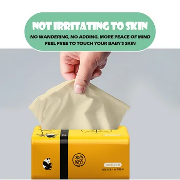 

5 Packs Of Bamboo Pulp Pumping Toilet Paper Available For Mother And Babies Paper Kitchen Paper Towel Multi-Fold Paper