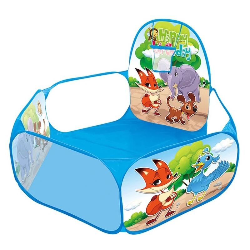 1.2M Kids Playpen Playground Child Ball Pit Children's Cartoon Shooting Pool Ocean Balls Dry Pool Portable Kids Balloons Toys 6