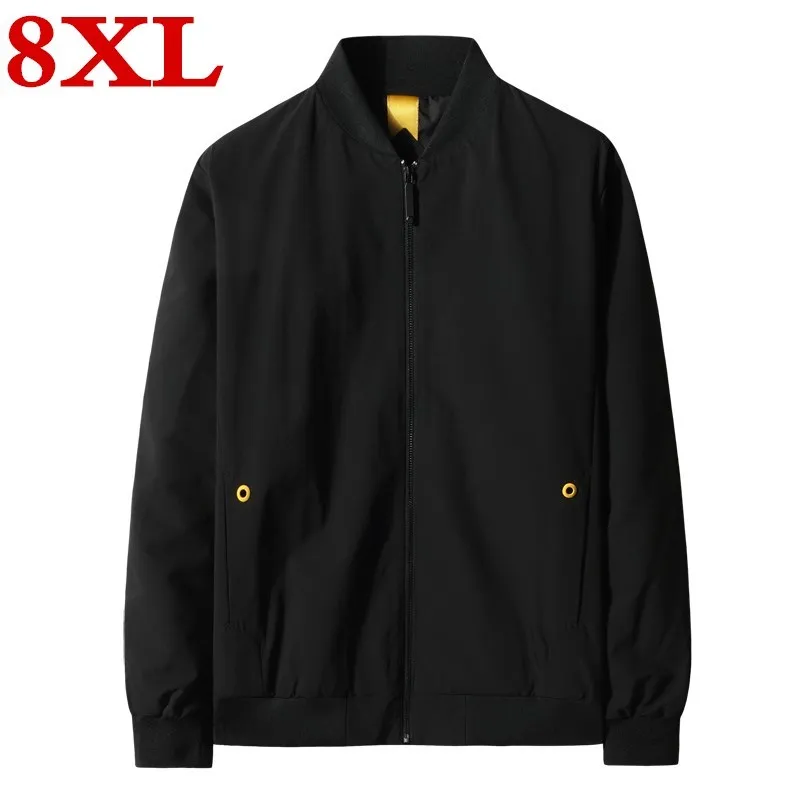 

plus size 8XL 7XL 6XL New Arrival Spring Men's Jackets Fashion Coats Male Casual Slim Collar Jacket Men Outerdoor