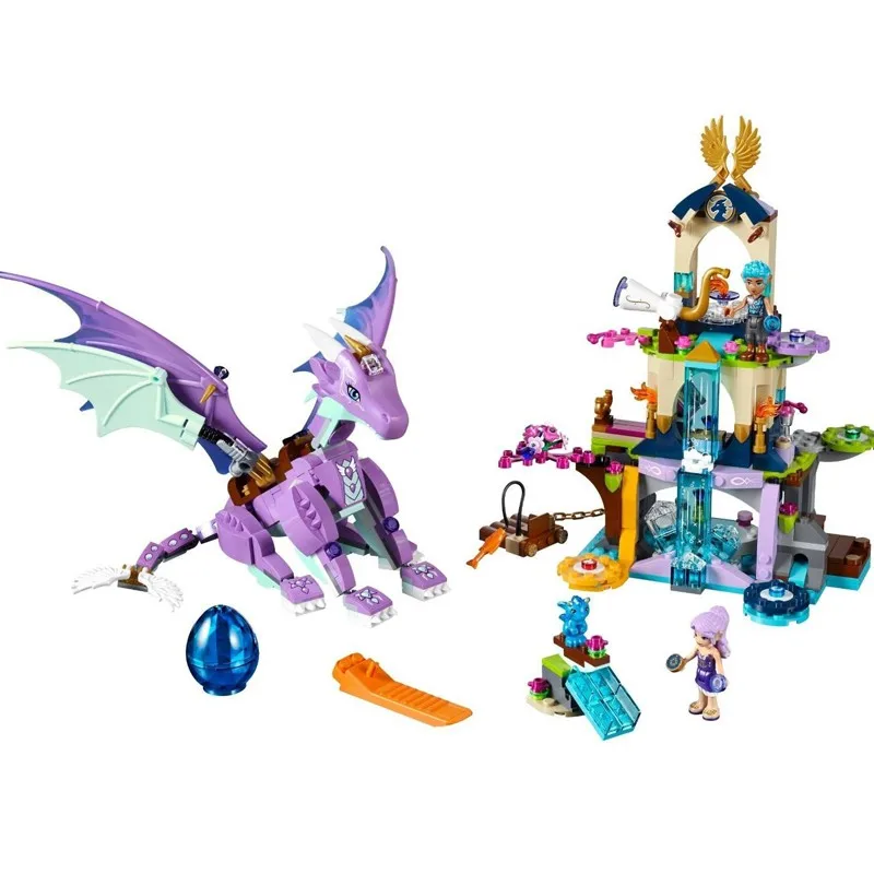 

10549 Elves Dragon Sanctuary Building Bricks Blocks DIY Educational Toys Compatible with Lepining Friend 41178 Friends