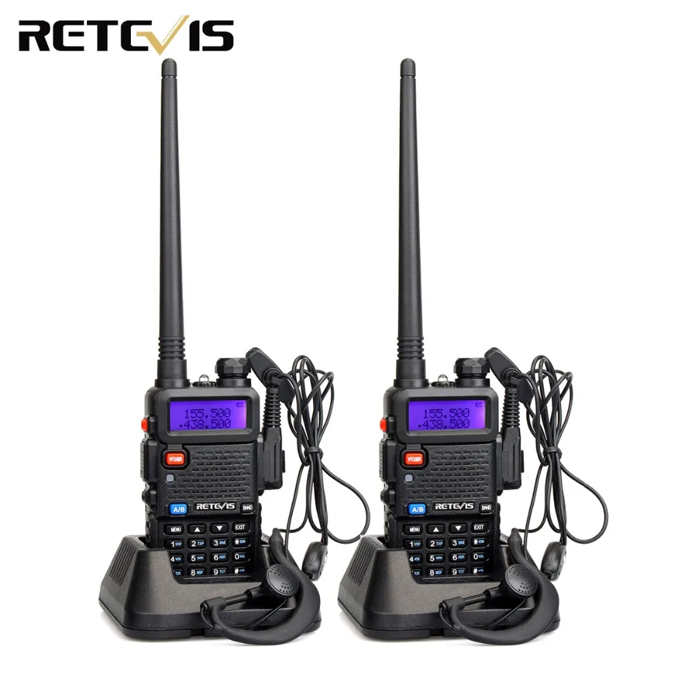 Рация Retevis RT5R, 2 шт., 5 Вт, 128 каналов, УКВ, ДМВ, Любительский радиоприемник, двусторонняя рация для охоты/страйкбол, Baofeng, UV 5R, UV5R|radio communicator|retevis rt-5rwalkie talkie | АлиЭкспресс