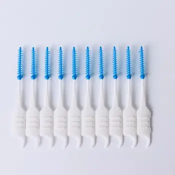 

120Pcs Adults Tooth Hygiene Floss Dual Interdental Brush Gum Teeth Cleaning Care Toothpick Teeth Stick Floss