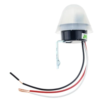 

1PCS Automatic ON-OFF Photocell Street Light Lamp Switch AC 220V 50-60HZ 10A Photo Control Photoelectric Switch Sensor Switch