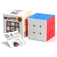 Sengso Mr.M 3x3 Magnetic Magic Cube Stickerless Black Shengshou Mr M 3x3x3 Magnets Speed Cubo Magico Toys For Children Kids 2