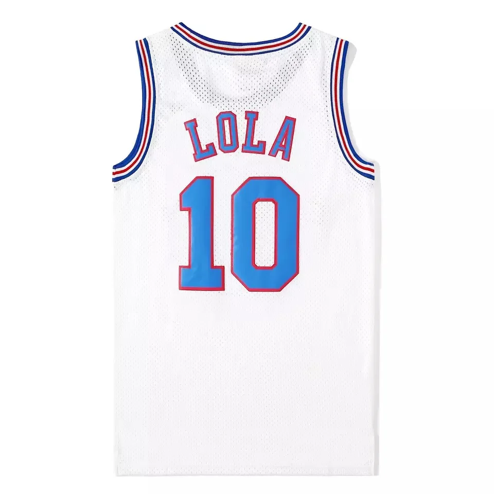 NWZSM Movie Cosplay Costumes Space-jam Tune-squad 1 Bugs 10 Lola Bunny Basketball Team Jersey Stitched Number Tops Sports Uniform -Zentai shop online He824b6c87f9e44a0a28c6c725f554a56r.jpg