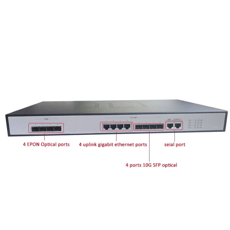 4PON Ports EPON OLT FTTH CATV OLT Carrier-grade high-density Fiber Optic High Quality  10G professional  PX20+ and EPON ONU