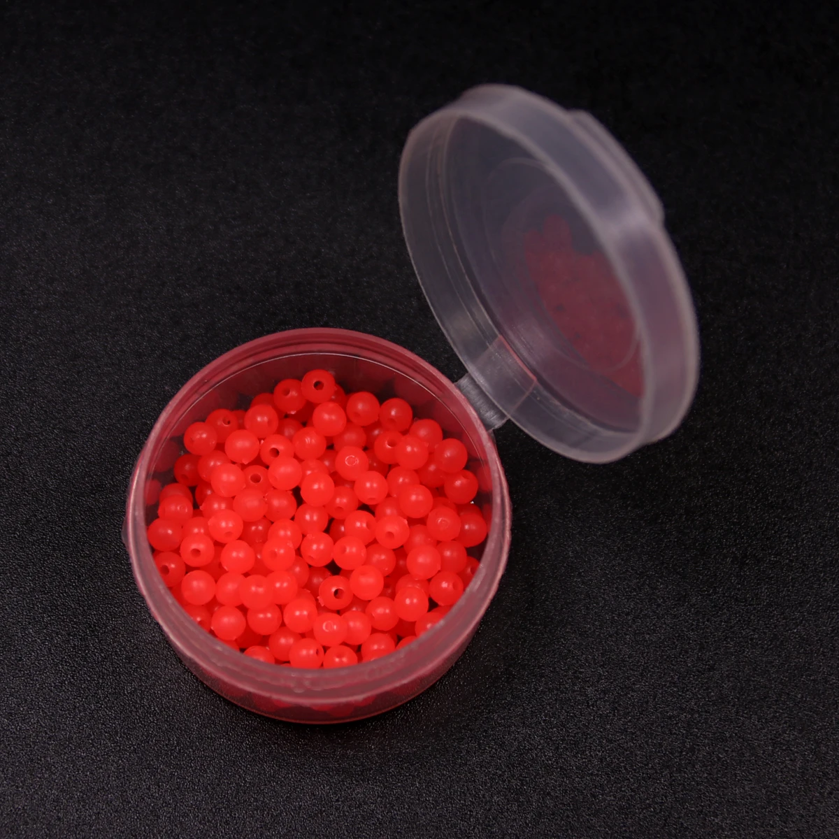 Grande Boite Plastique 6 Cases Velours Rouge