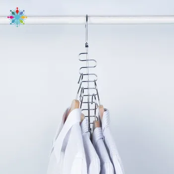 

Space Saving Metal Magic Hangers Clothes Hangers Closet Organizer For Smart Closet Wardrobe Space Saver Storage Hanger W118