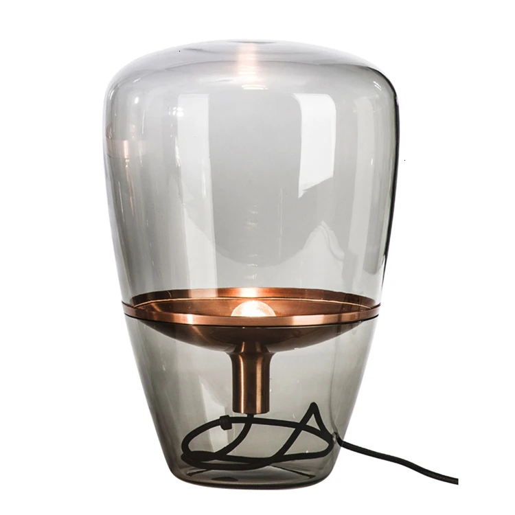 American Indoor Decoration Lighting Modern Industrial Antique Glass Ball Table Lamp For Reading Room Kitchen Dining Bar