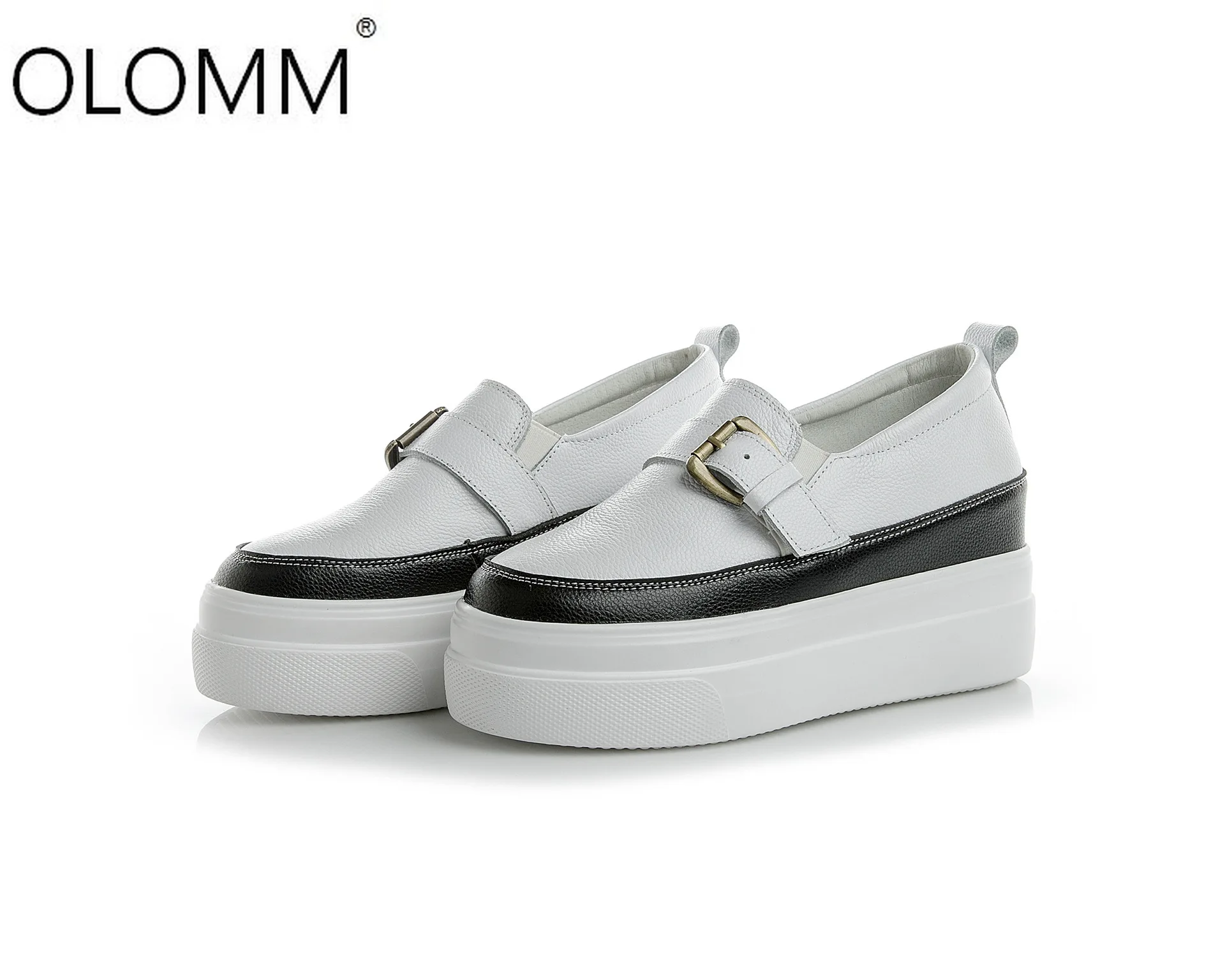 

Increased Leather Women's Shoes Spring Thick Bottom Small Code Tenis Feminino Zapatos De Mujer Shoes Women