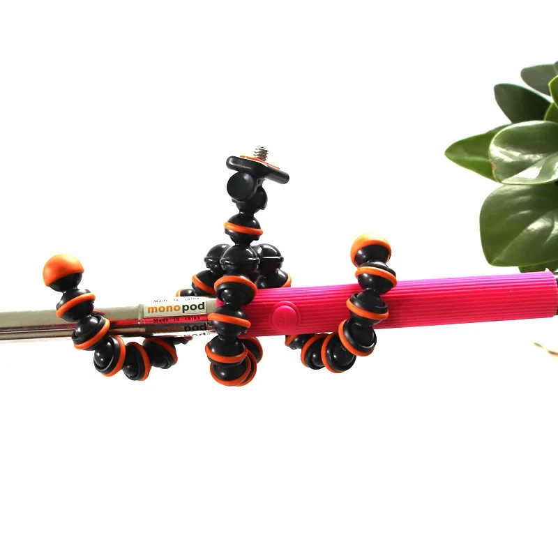 Гибкий штатив-подставка с осьминогом Gorillapod для телефона, мобильного телефона, смартфона Dslr и камеры, настольный мини-штатив - Color: orange