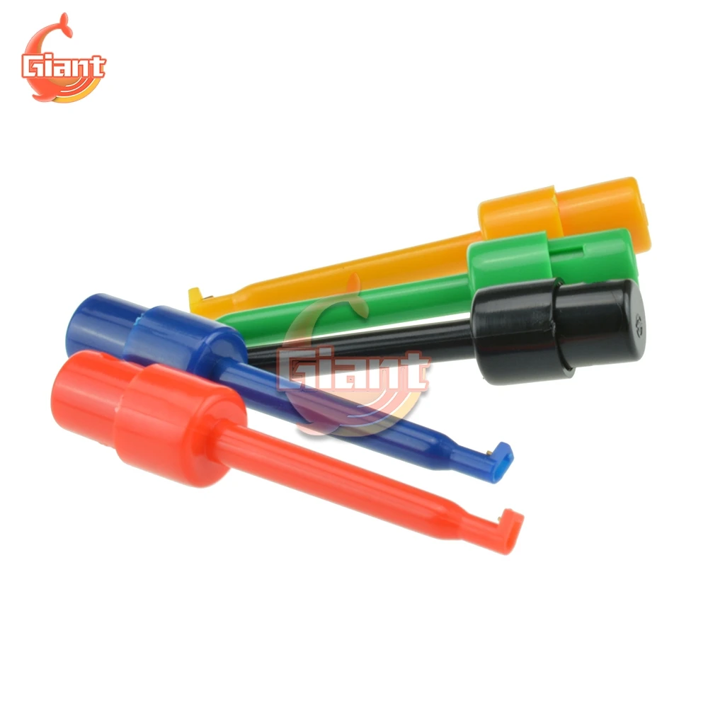 Mini 5Pcs Or 10pcs Single Test Hook Clip Test Probe for Electronic Testing IC Grabber Large Round Crocodile Clip Hook