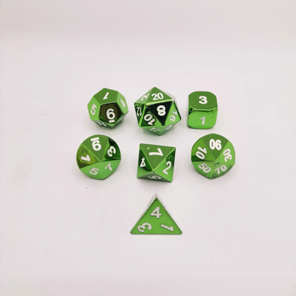 Оптовая продажа DnD металлические игральные кости RPG MTG многогранные настольная
