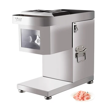

Electric Slicer 220V Shredder Stainless Steel Dicing Machine Ground Meat Slicing Beef Lamb Vegetables Restaurant Commercial Home