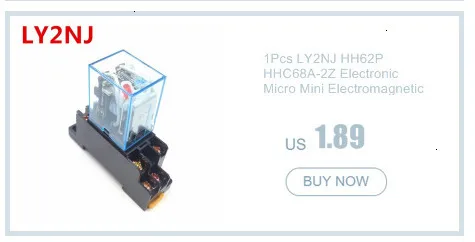 1 шт. LY2NJ HH62P HHC68A-2Z электронное Микро Мини электромагнитное реле 10A 8PIN катушка DPDT с гнездом база DC12V, 24 В AC110, 220 В