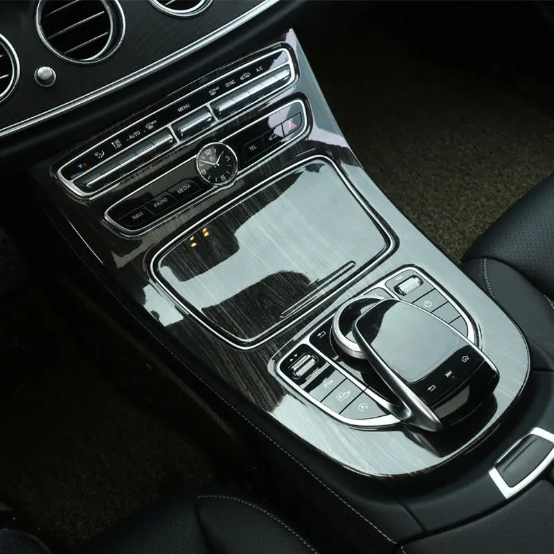 Центральная консоль переключения передач Панель отделка Deko для Mercedes Benz E-Class W213-17