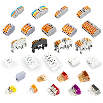 

PO series Terminals used on luminaires Compact Wiring Conductor Terminal Block With Lever PCT series Wire connector