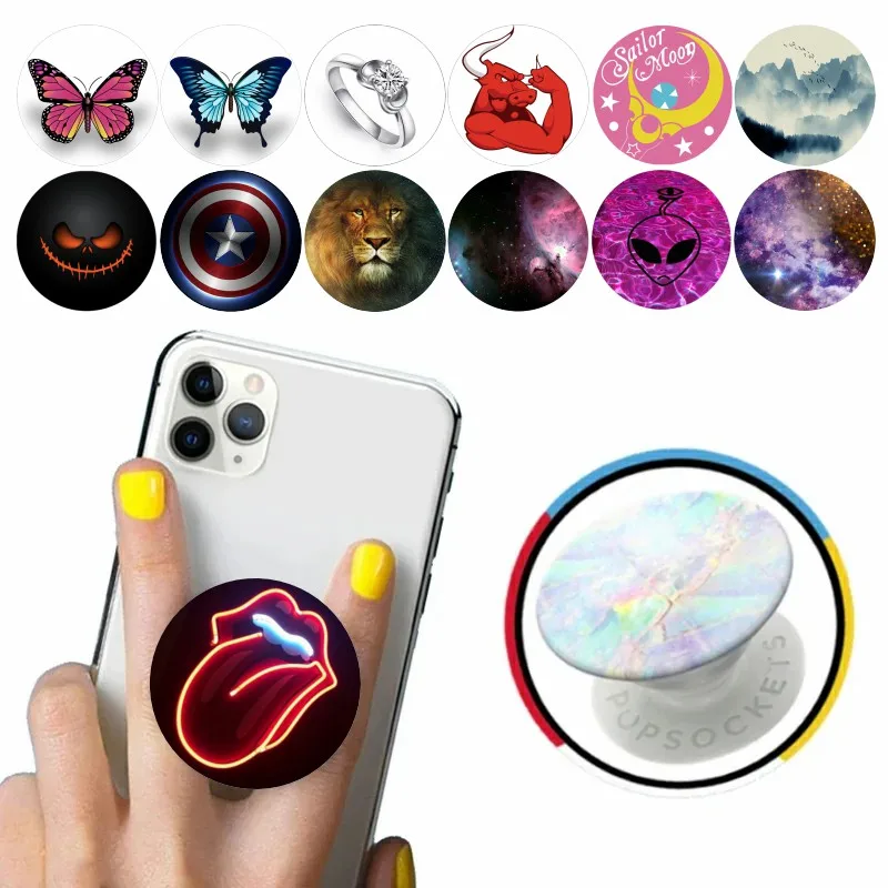Подставка для мобильного телефона Pops Pipsocket Gasbag Popsoket кронштейн расширяющийся палец Карманный Разъем Держатель для телефона мультфильм Popsocet