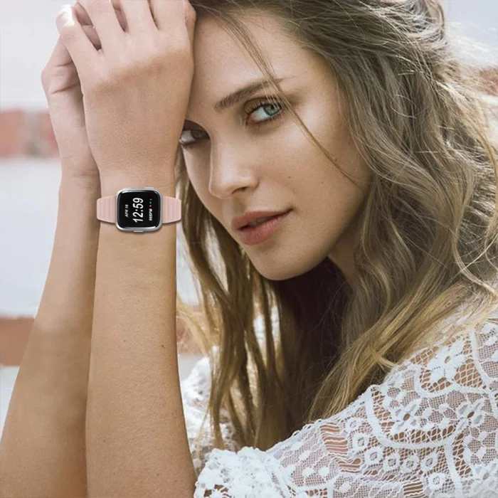 Кожаный ремешок для часов на замену браслет ремень для FitbitVersa Смарт часы VH99
