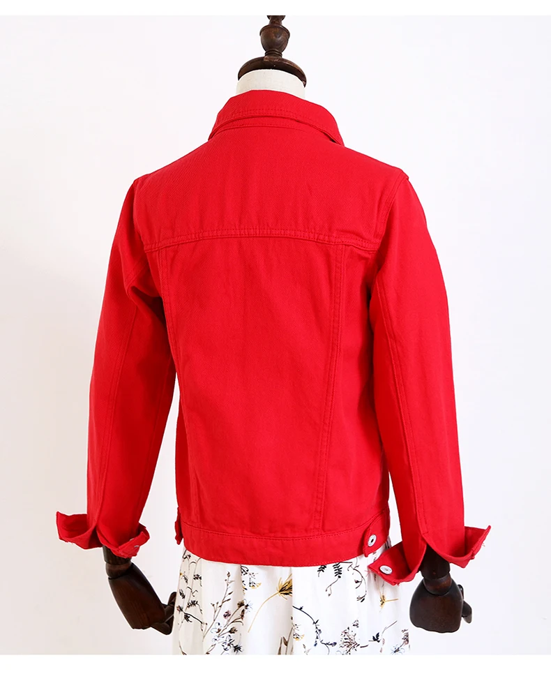 2020春季牛仔外套糖果色百搭上衣INS韩版大码舒适休闲牛仔上衣 (10)