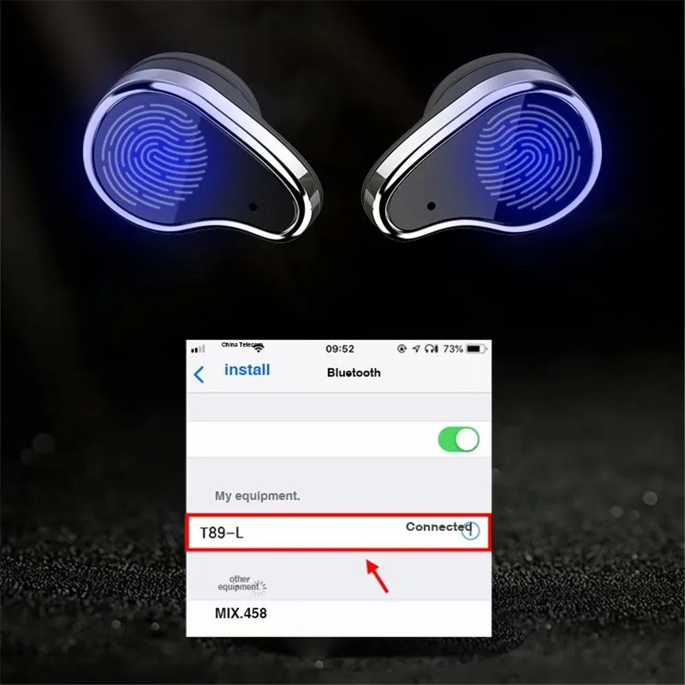 TWS Smart Binaural Bluetooth 5,0 наушники фитнес-браслет монитор сердечного ритма спортивный автоматизированный браслет повседневные водонепроницаемые часы