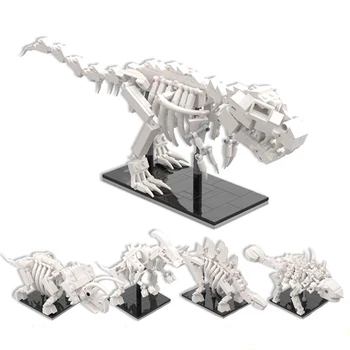 

Dinosaur Bone Fossils Model Diamond Building Blocks Anime Figure Model Toys Action Figure One Piece Dolls Toys For Children