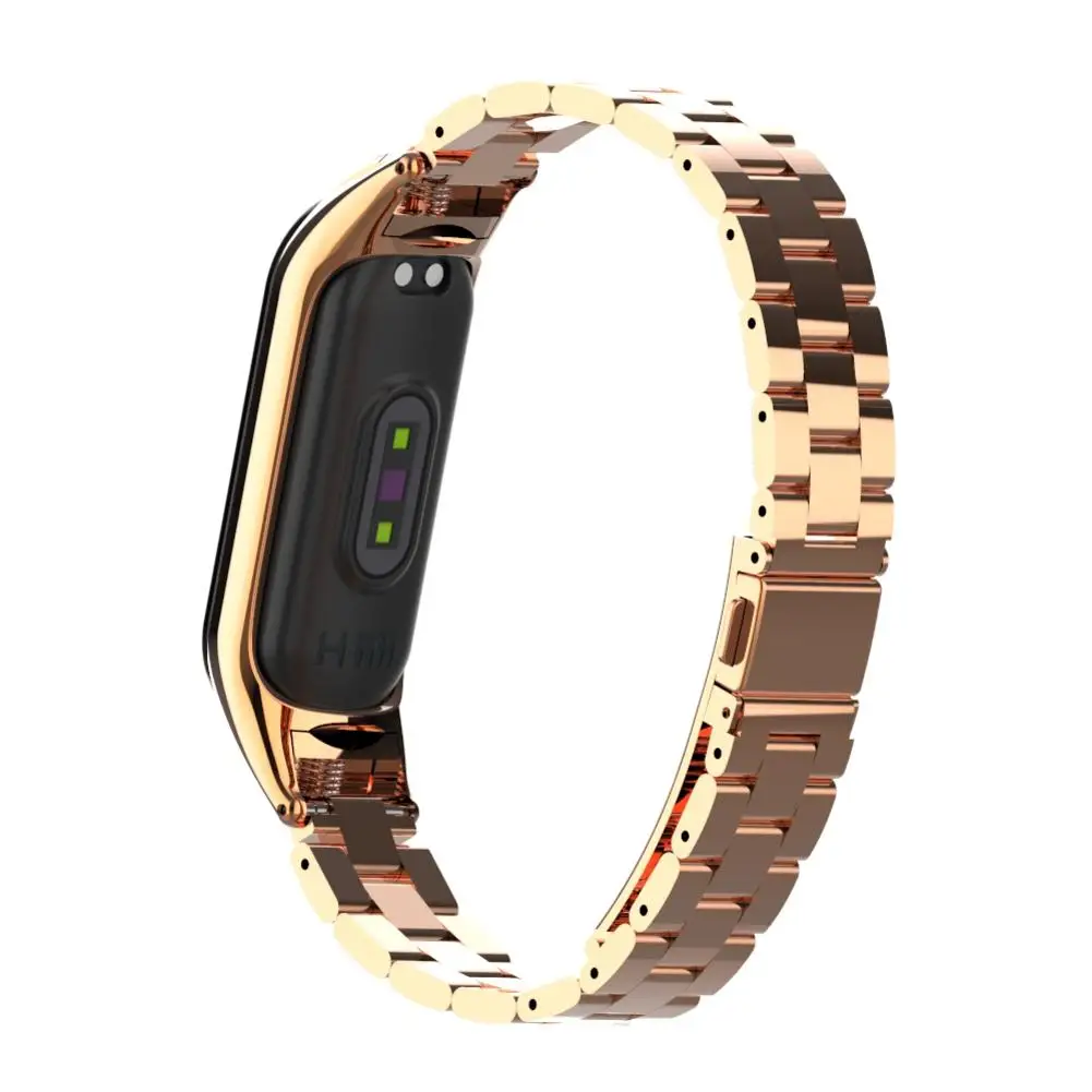 Для Xiaomi 4 браслет с металлическим ремешком Bluetooth 5,0 смарт-Браслет фитнес-трекер Браслет Водонепроницаемый Пульс MiBand 4