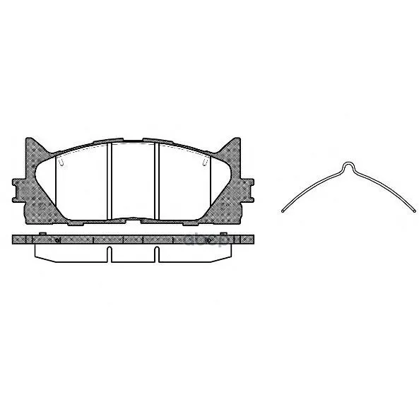 1233 00_=Gdb3429=D2270-01 [0446533450]!Колодки Дисковые П Toyota Camry Acv 40/45 06 Remsa 123300 Remsa арт. 123300