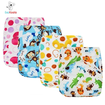 

EezKoala Sale One Size Fast Dry Suede Cloth Pocket Diaper ECO-friendly Baby Washable Cloth Diaper Adjustable Baby Insert Nappys