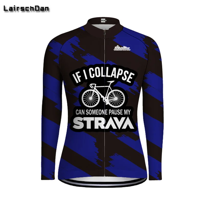 SPTGRVO LairschDan strava team pro с длинным рукавом Велоспорт Джерси Набор roupa ciclismo велосипедная одежда комплект mtb Униформа мужской костюм - Цвет: only jersey