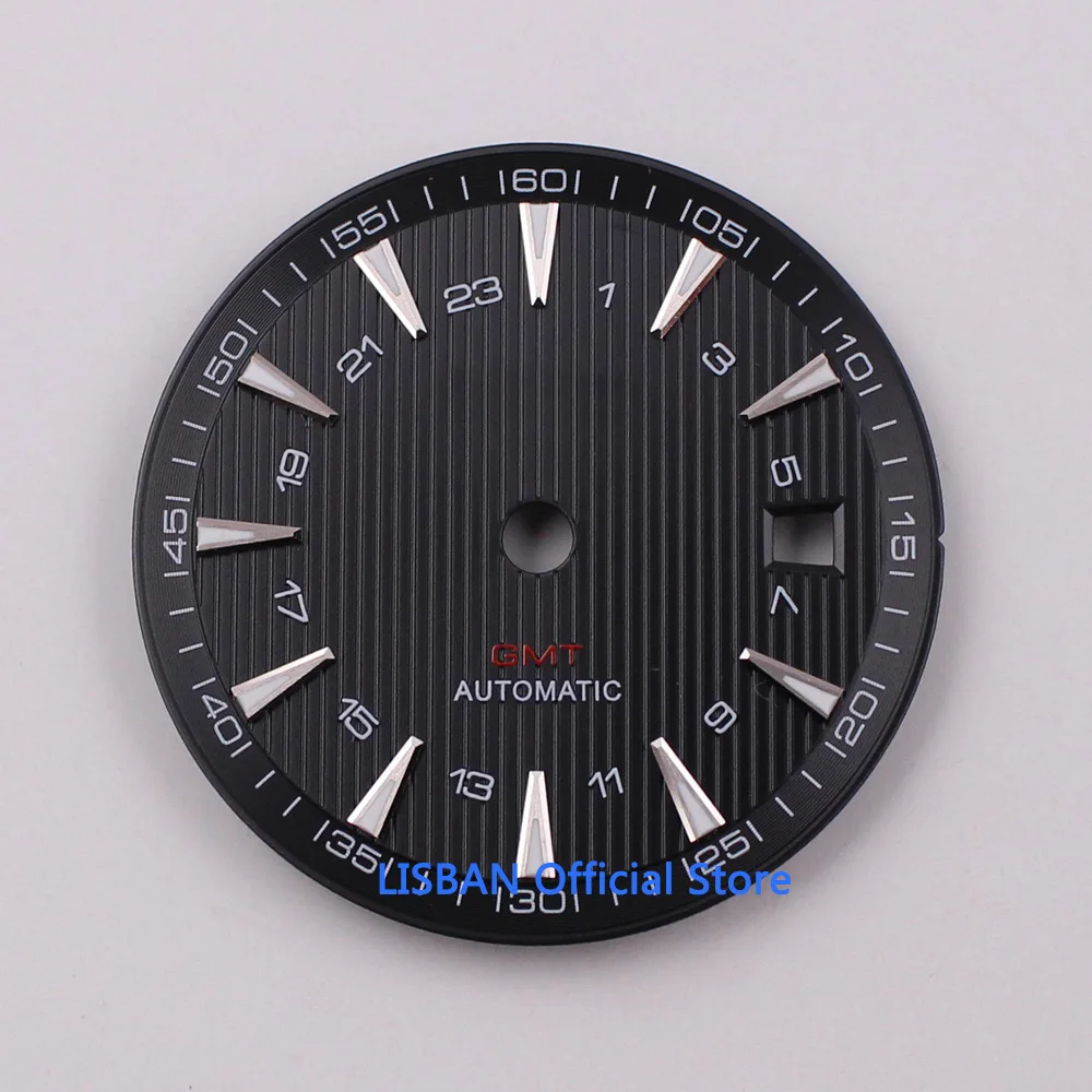 Azul Preto Branco Assista Dial Luminoso Ajuste Eta 2836 2824 Dg2813 3804 Miyota 8215 821a 8205 Movimento Automático 31 mm - Image 4