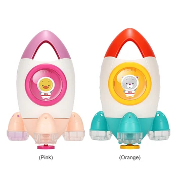

Children Bathroom Bath Toys Rotating Rocket Water Spray Baby Beach Play Toy clockwork Play Water in the bathroom toy