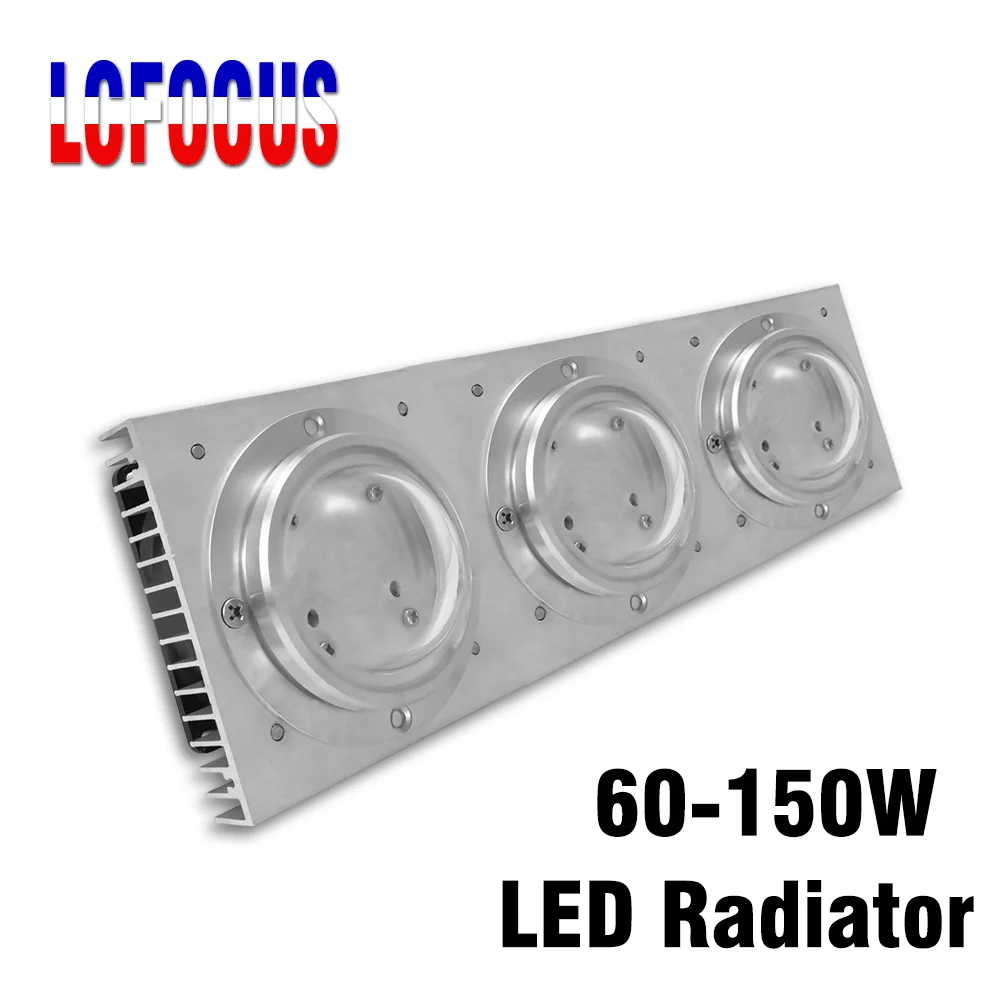 50W 60W 90W 100W 150W LED Aluminum Heatsink Lamp Radiators With Fan Lens Heat Sink Cooling System For 20W 30W 50W Light Beads