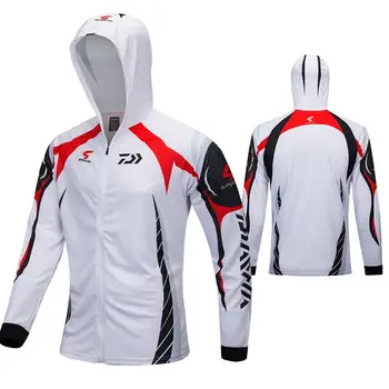 

NEW Drop Shipping Men Outdoor Long Sleeves Fishing Clothing Spring Summer Breathable Fishing Shirts Quick-drying Pesca Jacket