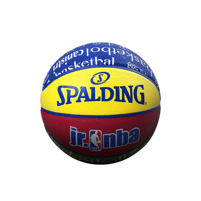 Spalding мужской баскетбольный мяч Размер 5 подростковый мяч открытый матч тренировочный баскетбольный мяч 83-047y - Цвет: 83-047y