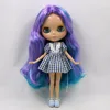ICY DBS Blyth Doll 1/6 bjd toy joint body tan skin doll 30cm shiny face for DIY custom doll 3