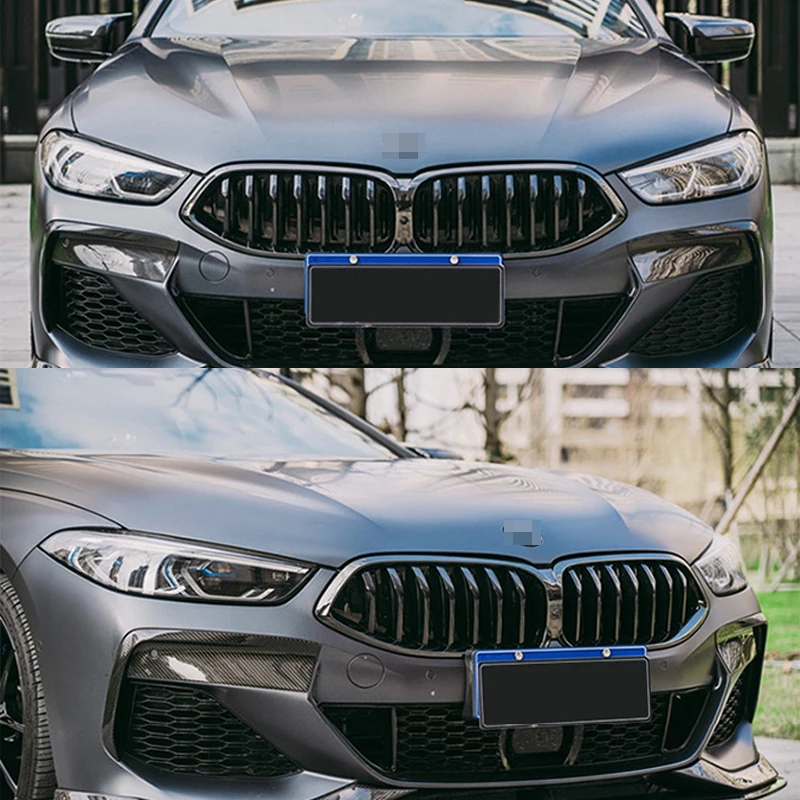 Решетка для BMW 8 серии G14 G15 G16 2021 + передняя решетка радиатора яркая  черная решетка однолинейная двойная линейка совместимая | AliExpress